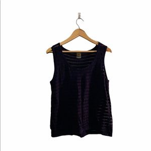 Pre-Owned Anne Klein Knit Tank Top - Size L